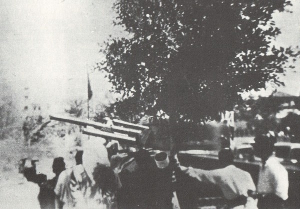 Israeli Sherman with 76 mm M1916 howitzer